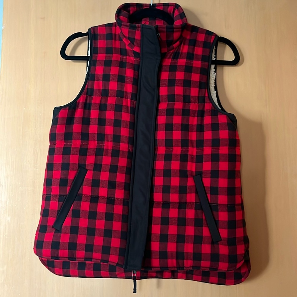 Madewell flannel vest
